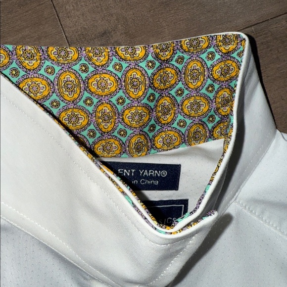 Essex Classics Talent Yarn Wrap Collar Show Shirt Women’s SZ Medium - Picture 5 of 7